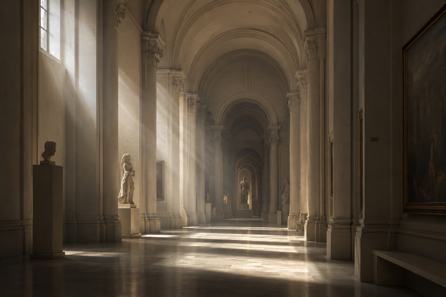 Light through classical arches
